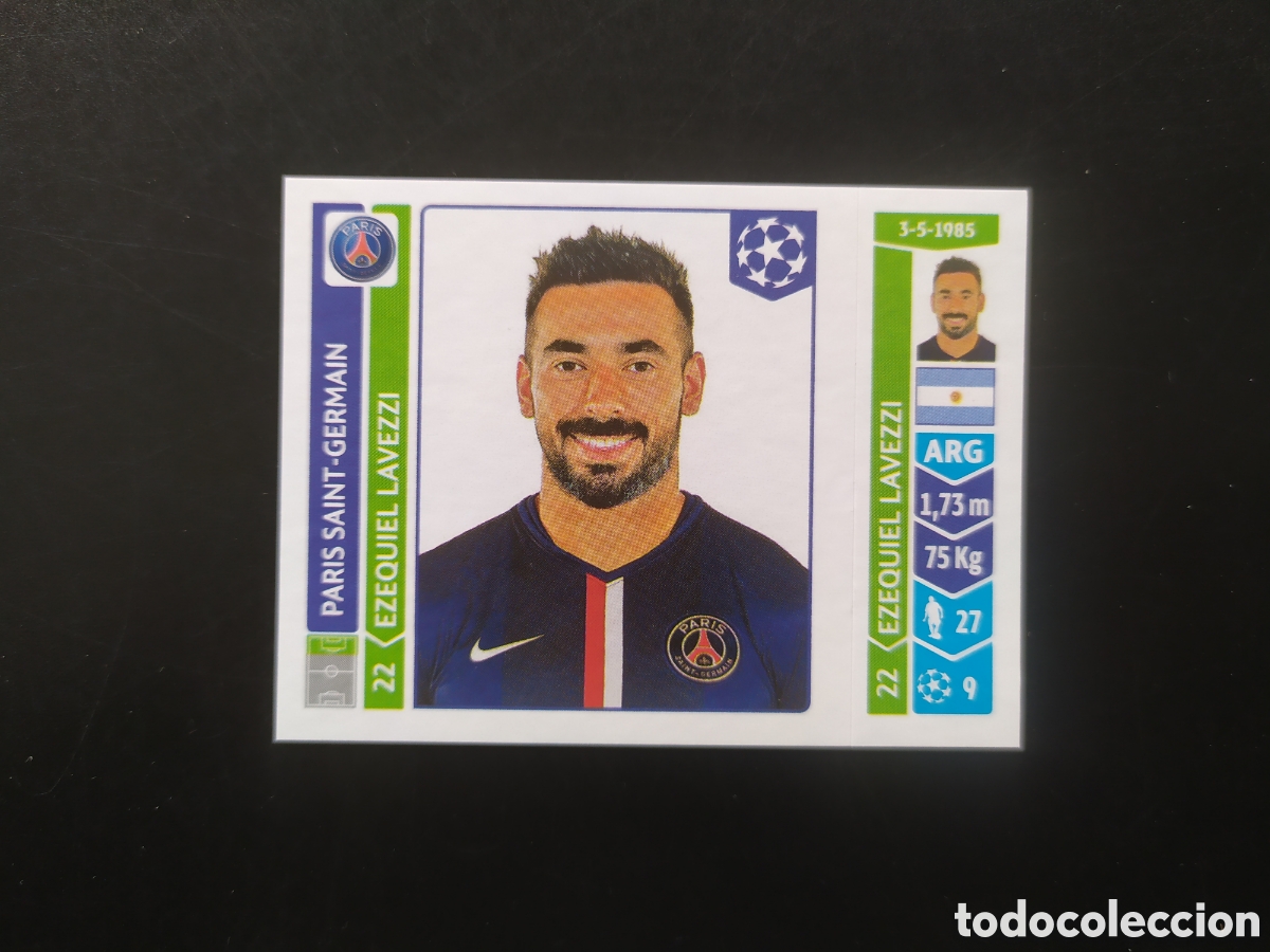 Cromos de F&uacute;tbol: UEFA Champions League 2014 2015 14 15 panini Lavezzi n&deg; 445 Par&iacute;s Saint-Germain