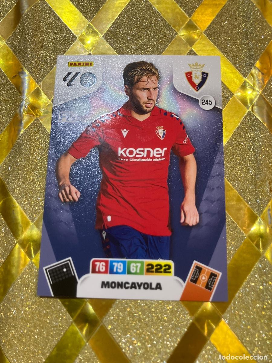 Cromos de f&uacute;tbol: CROMO DE FUTBOL NUMERO 245 MONCAYOLA OSASUNA ADRENALYN XL 2025 2026 PANINI !