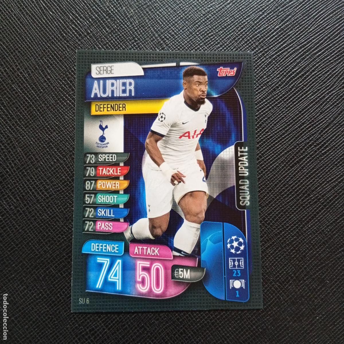 Cromos de F&uacute;tbol: AURIER TOTTENHAM TOPPS MATCH ATTAX 2019 2020 CROMO FUTBOL 19 20 - (MD09-10/3) PG16