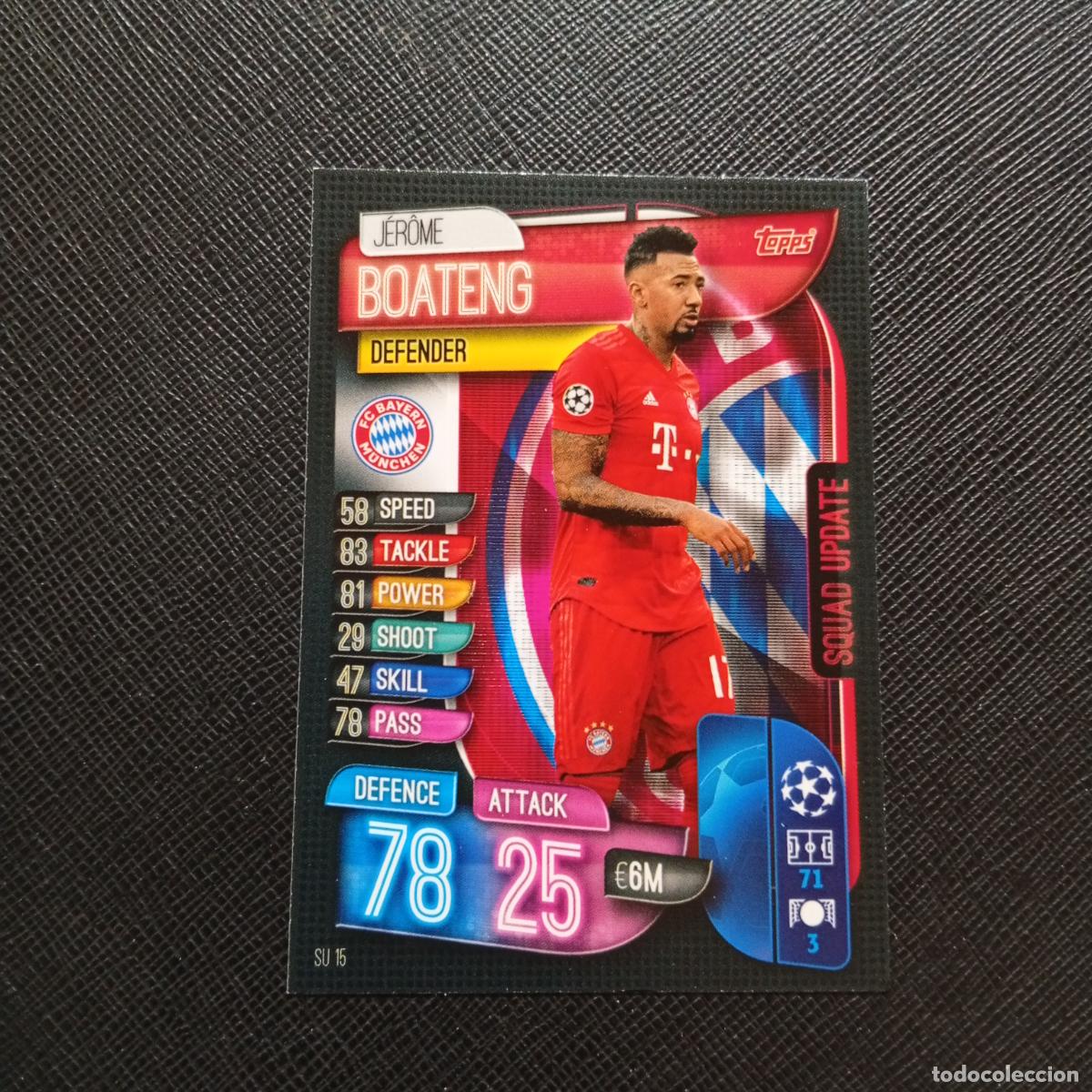 Cromos de F&uacute;tbol: BOATENG BAYERN MUNICH TOPPS MATCH ATTAX 2019 2020 CROMO FUTBOL 19 20 - (MD09-10/3) PG19
