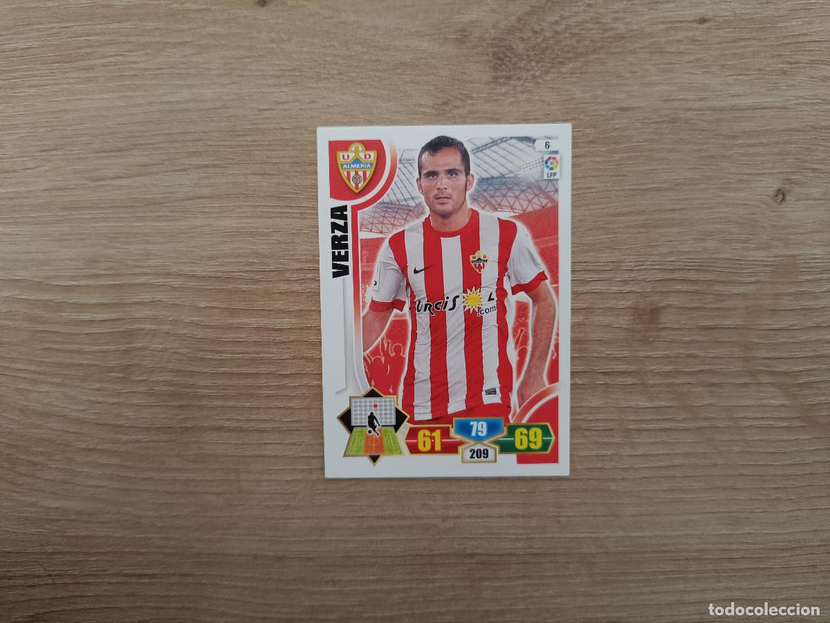 Figurine di Calcio: CROMO DE F&Uacute;TBOL PANINI ADRENALYN VERZA 6 ALMERIA 13 14 2013 2014