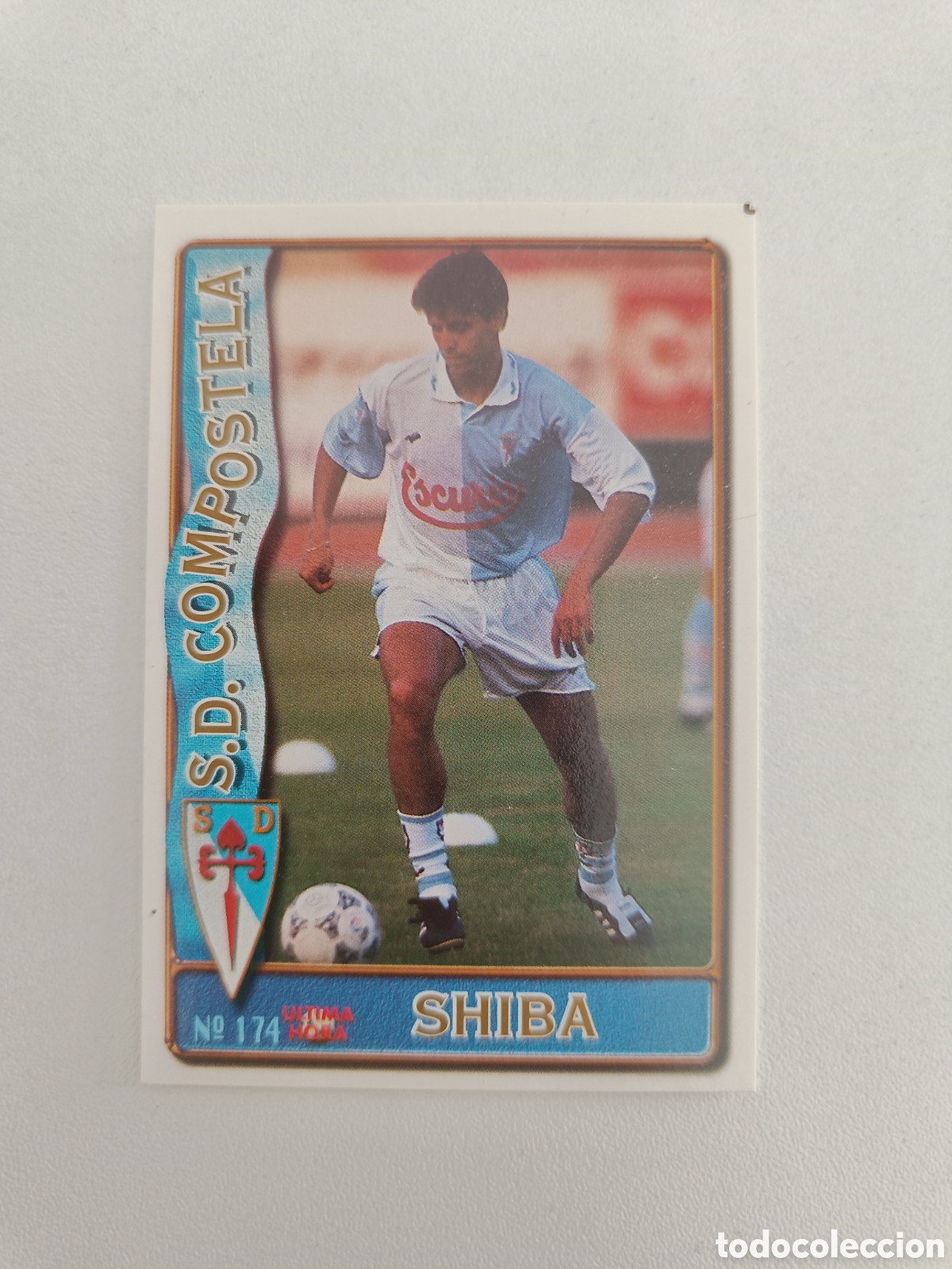 Cromos de Futebol: Fichas liga 96 mundicromo 174 shiba compostela