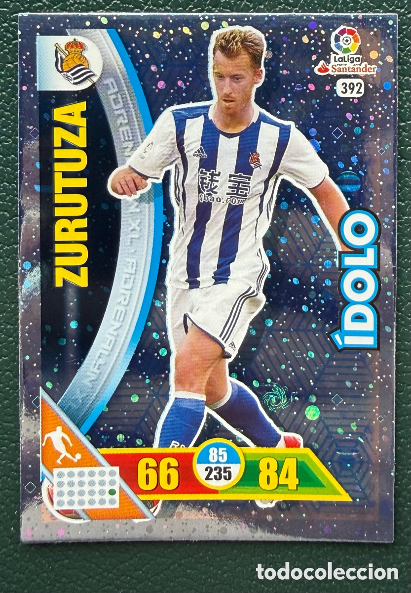 Cromos de Futebol: 392 ZURUTUZA REAL SOCIEDAD IDOLO FICHAS ALBUM ADRENALYN XL 2016 2017 16 17
