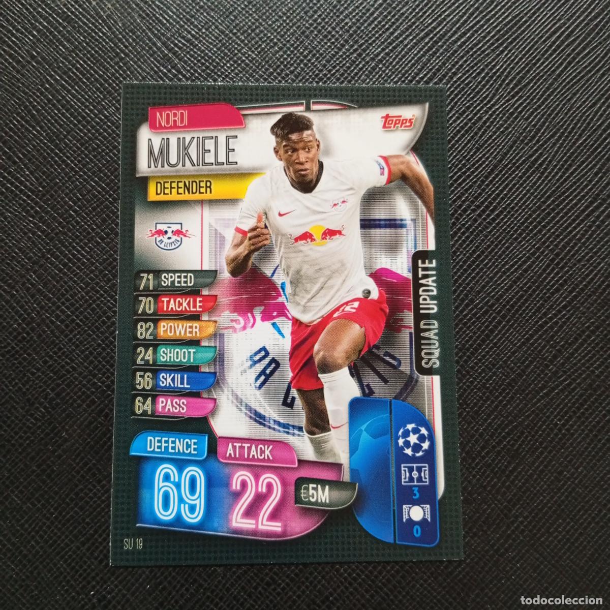 Cromos de Futebol: MUKIELE RB LEPIZIG TOPPS MATCH ATTAX 2019 2020 CROMO FUTBOL 19 20 - (MD09-10/3) PG28 B