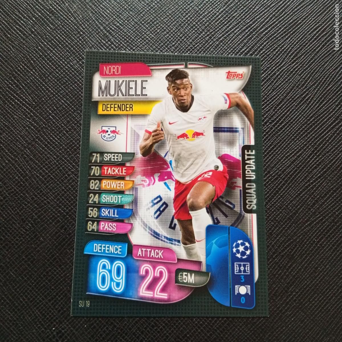 Cromos de Futebol: MUKIELE RB LEPIZIG TOPPS MATCH ATTAX 2019 2020 CROMO FUTBOL 19 20 - (MD09-10/3) PG29