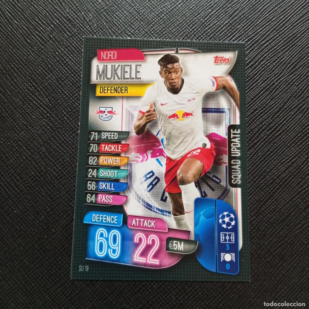 Cromos de Futebol: MUKIELE RB LEPIZIG TOPPS MATCH ATTAX 2019 2020 CROMO FUTBOL 19 20 - (MD09-10/3) PG29 B