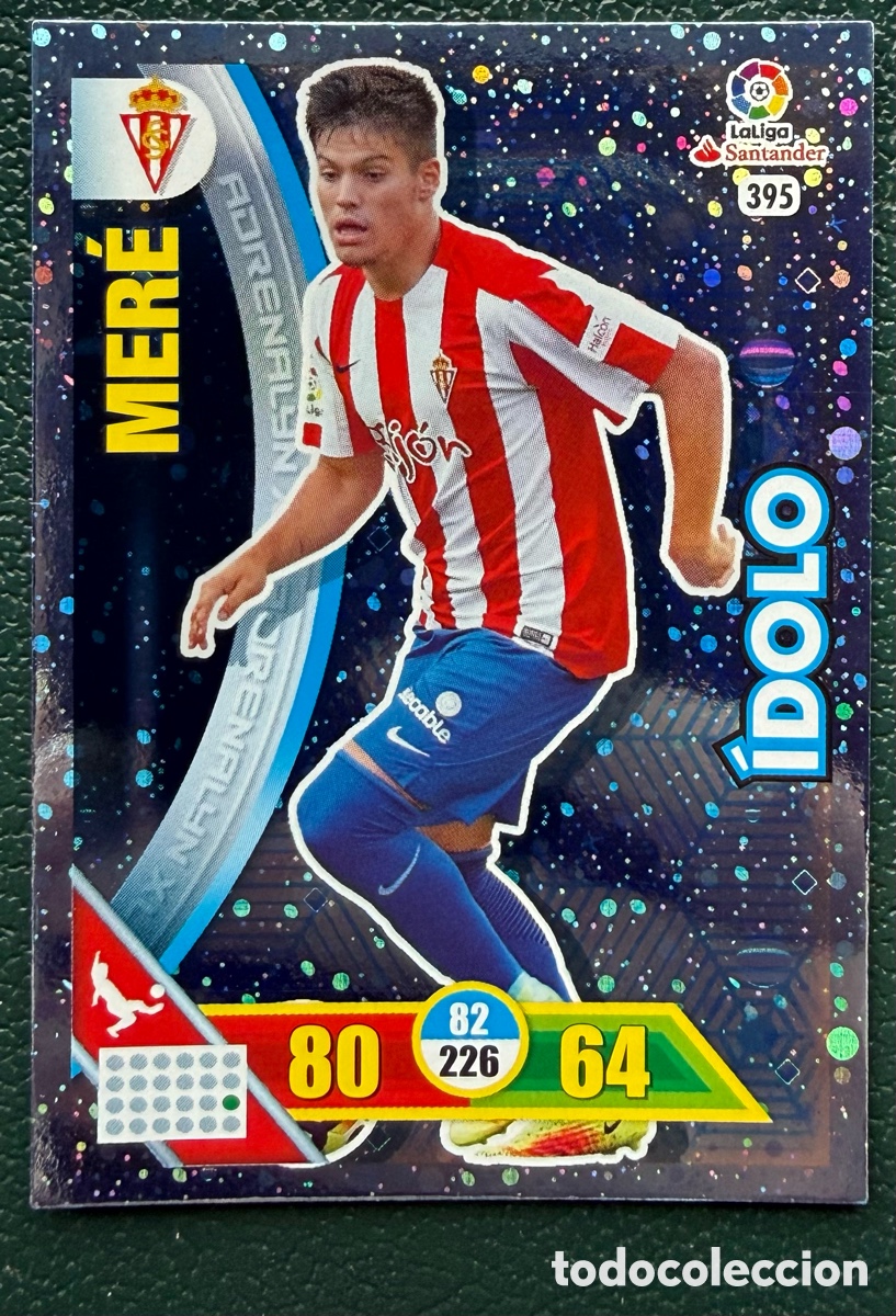Cromos de F&uacute;tbol: 395 MERE SPORTING DE GIJON IDOLO FICHAS ALBUM ADRENALYN XL 2016 2017 16 17