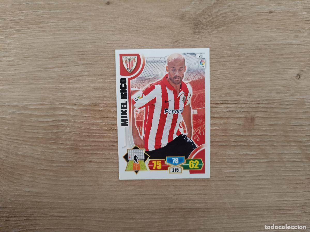 Figurine di Calcio: CROMO DE F&Uacute;TBOL PANINI ADRENALYN MIKEL RICO 25 BILBAO 13 14 2013 2014