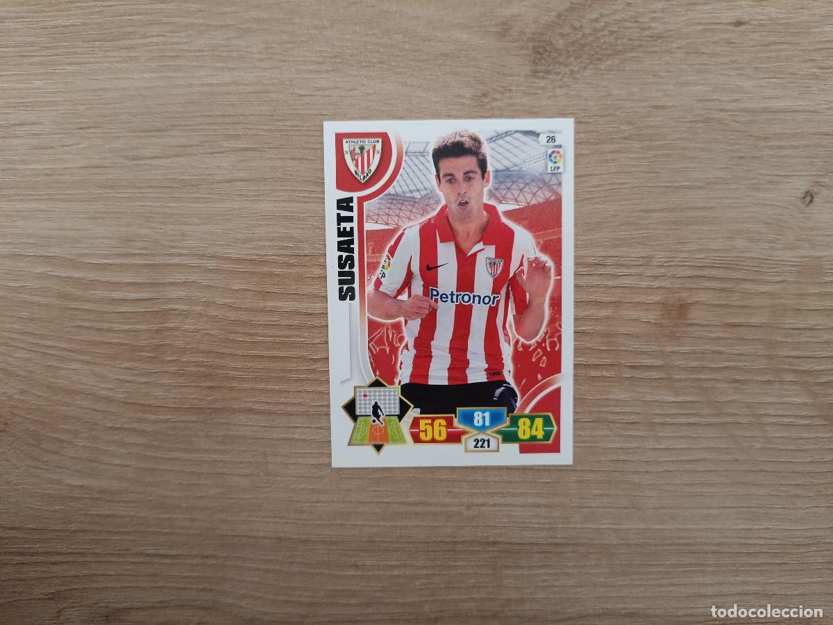 Cromos de f&uacute;tbol: CROMO DE F&Uacute;TBOL PANINI ADRENALYN SUSAETA 26 BILBAO 13 14 2013 2014