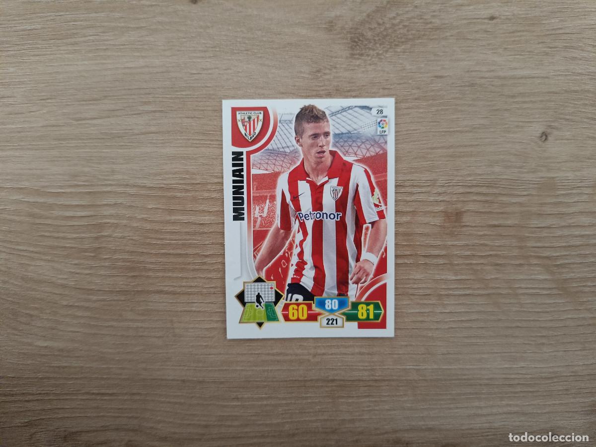 Figurine di Calcio: CROMO DE F&Uacute;TBOL PANINI ADRENALYN MUNIAIN 28 BILBAO 13 14 2013 2014