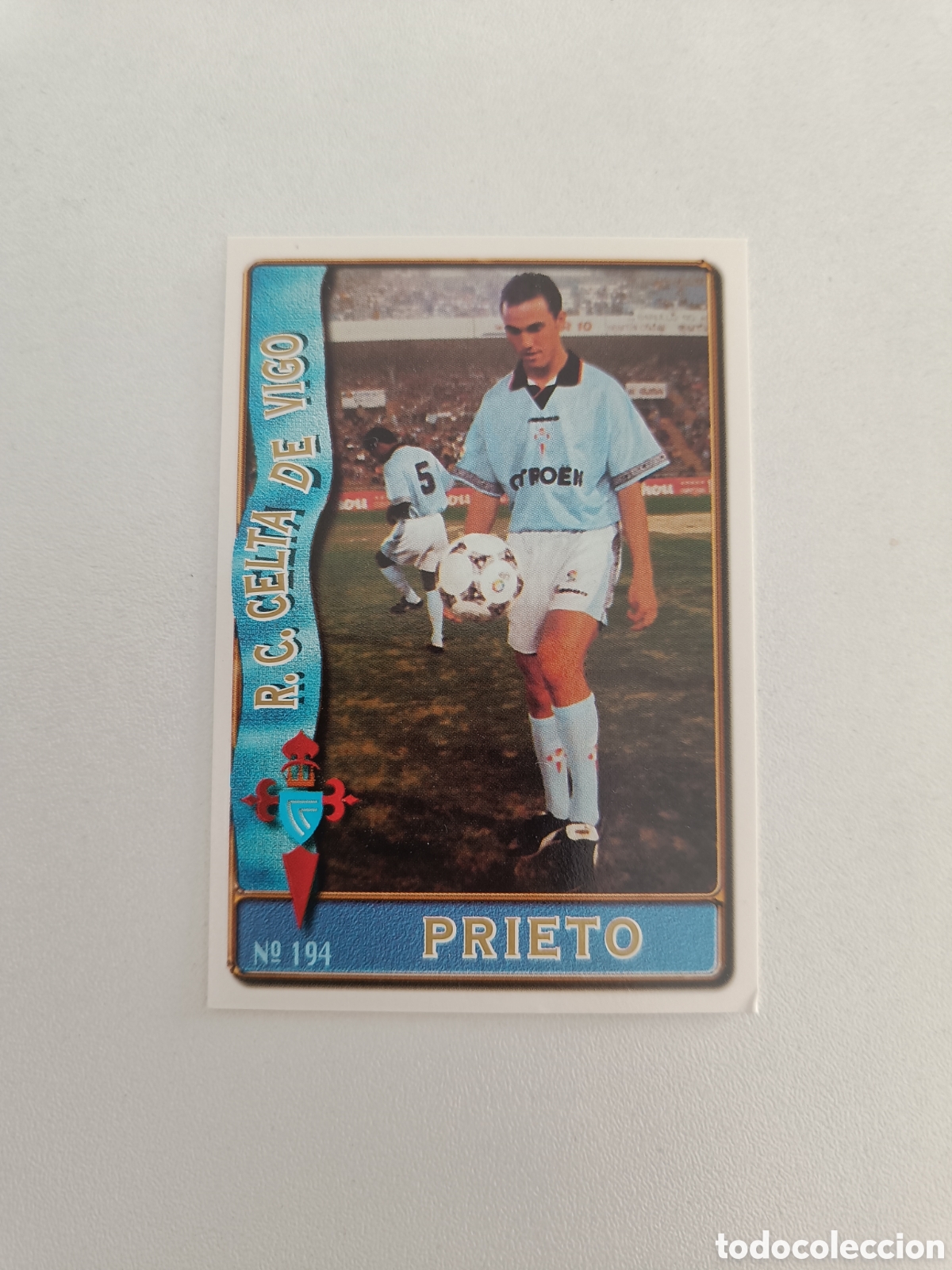 Football Stickers: Fichas liga 96 mundicromo 194 prieto celta