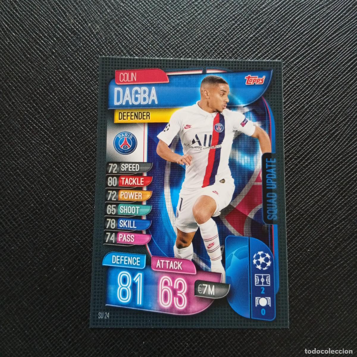 Cromos de F&uacute;tbol: DAGBA PSG TOPPS MATCH ATTAX 2019 2020 CROMO FUTBOL 19 20 - (MD09-10/3) PG44