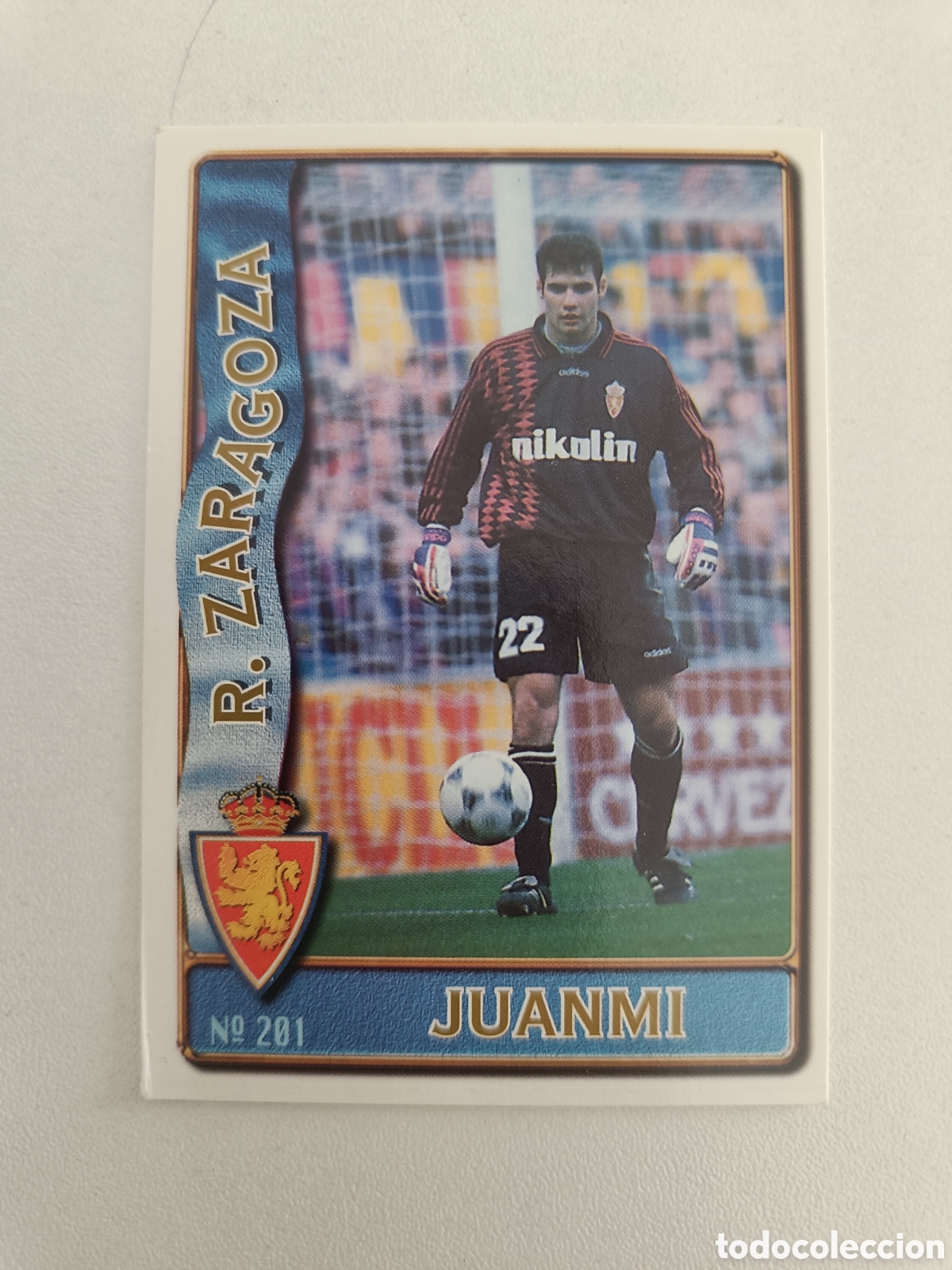 Football Stickers: Fichas liga 96 mundicromo 201 juanmi zaragoza