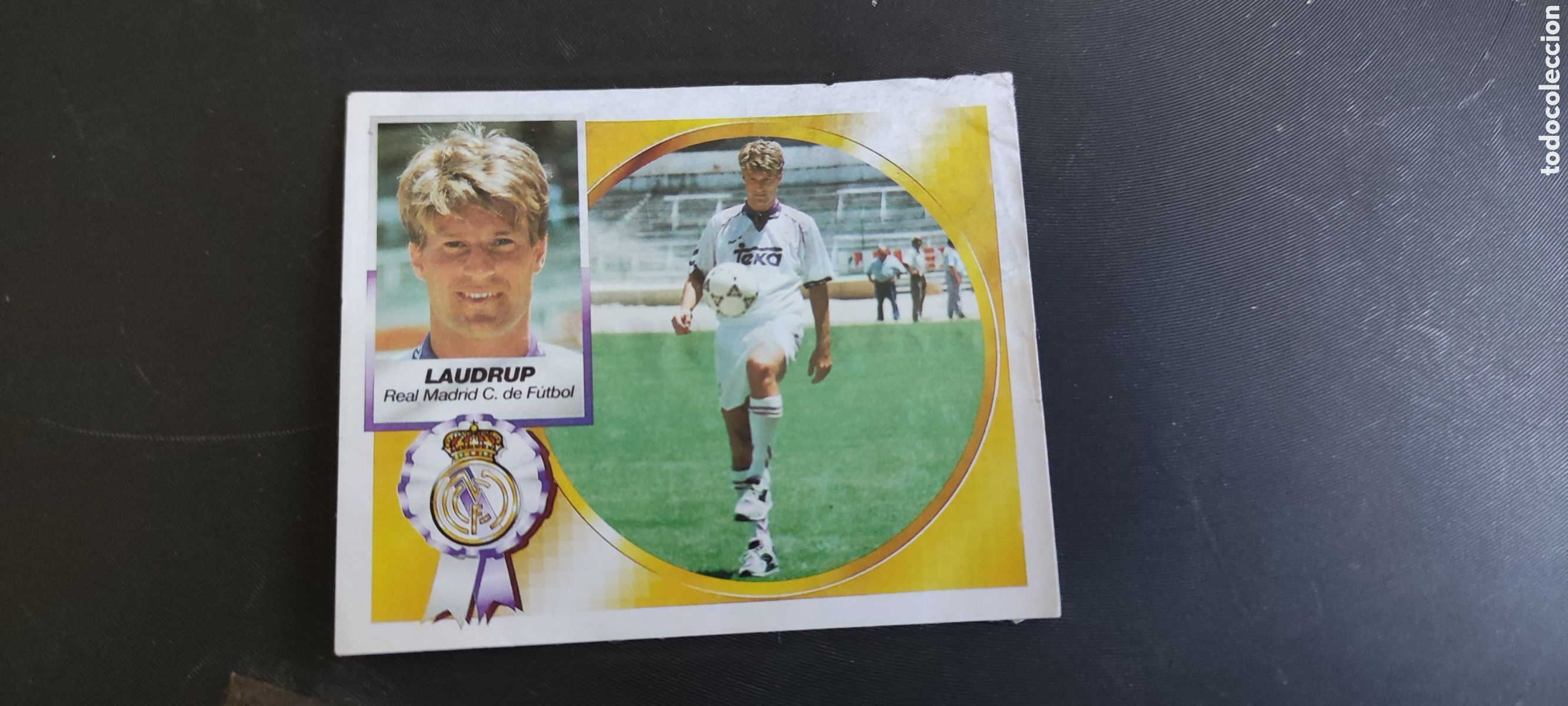 Cartes &agrave; collectionner de Football: Laudrup,Real Madrid Este 94/95 despegado