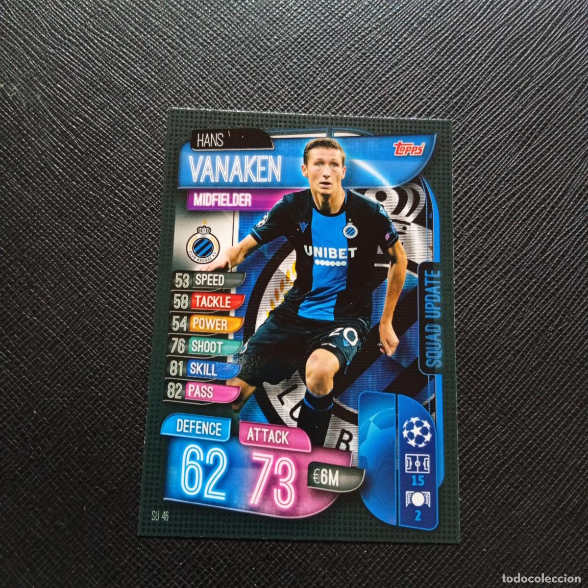 Cartes &agrave; collectionner de Football: VANAKEN BRUJAS TOPPS MATCH ATTAX 2019 2020 CROMO FUTBOL 19 20 - (MD09-10/3) PG69 B