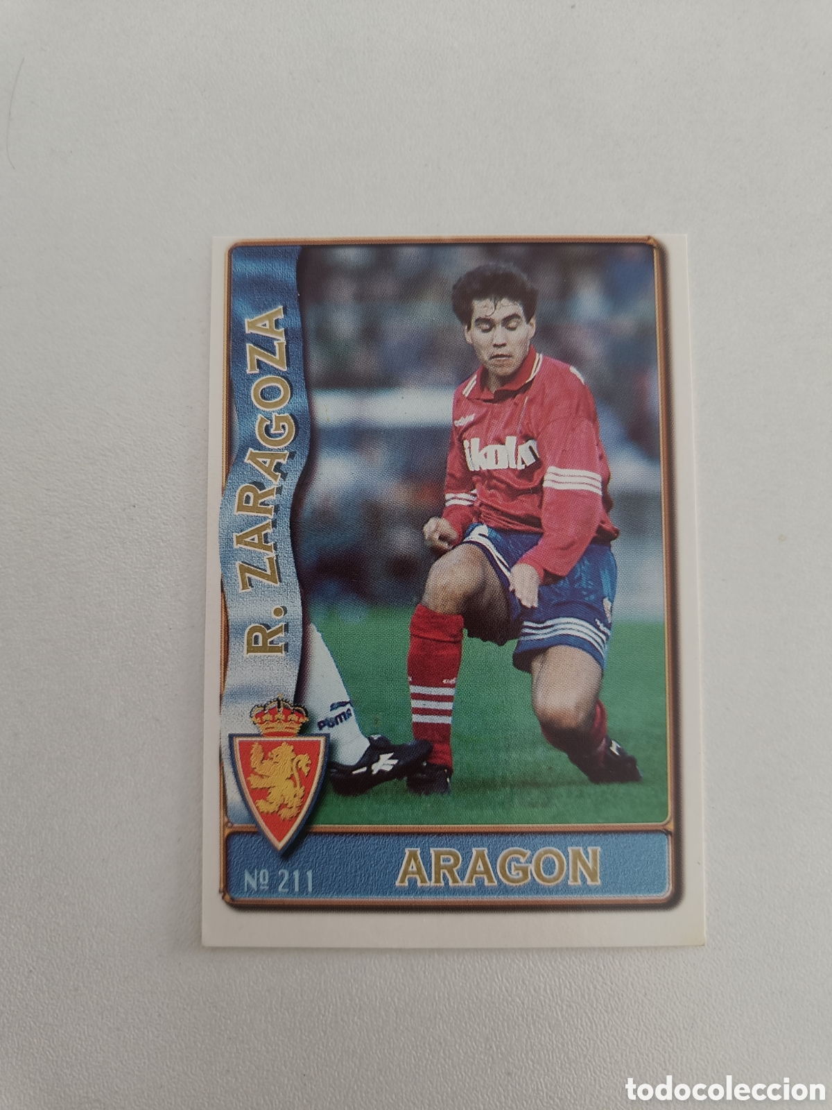 Cromos de F&uacute;tbol: Fichas liga 96 mundicromo aragon 211 zaragoza