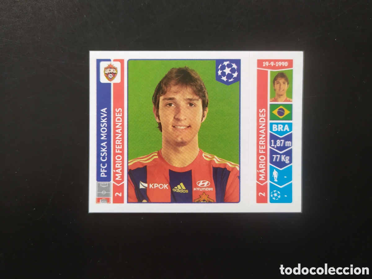 Cromos de F&uacute;tbol: UEFA Champions League 2014 2015 14 15 panini Fernandes n&deg; 382 CSKA Mosc&uacute;