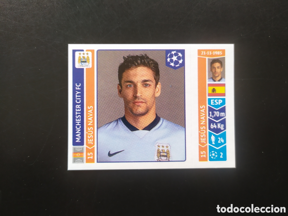 Football Stickers: UEFA Champions League 2014 2015 14 15 panini Jes&uacute;s Navas n&deg; 379 Manchester City