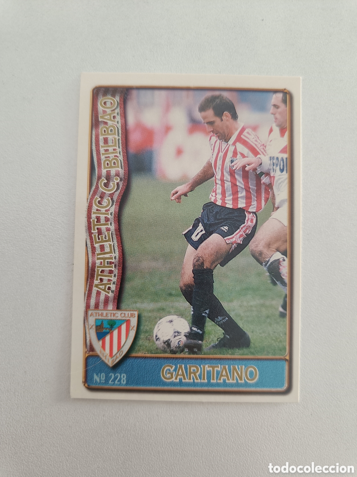 Football Stickers: Fichas liga 96 mundicromo 228 garitano athletic bilbao