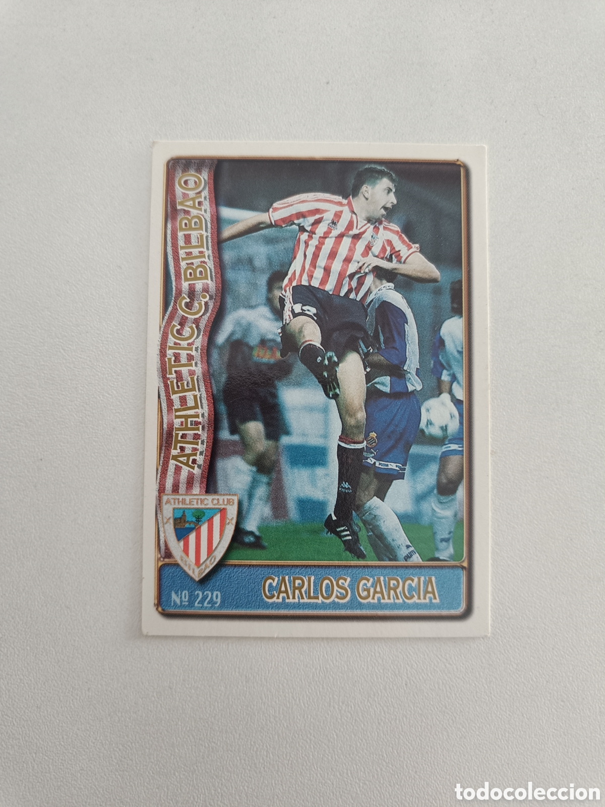 Cromos de F&uacute;tbol: Fichas liga 96 mundicromo 229 carlos garcia athletic bilbao