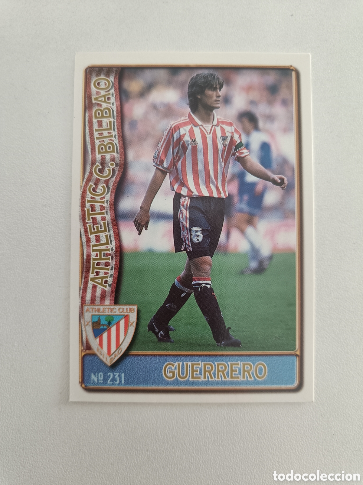 Cromos de F&uacute;tbol: Fichas liga 96 mundicromo 231 guerrero athletic bilbao