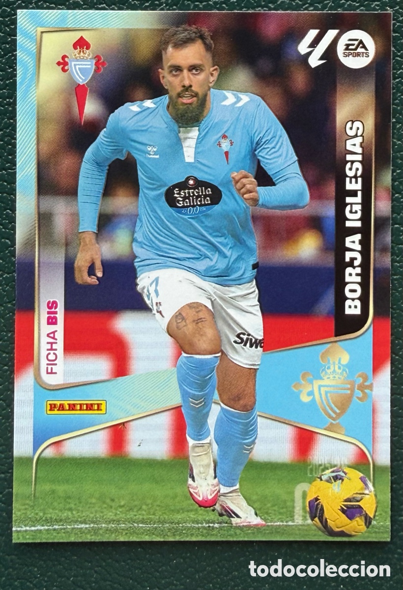 Cromos de F&uacute;tbol: 123 BIS BORJA IGLESIAS CELTA DE VIGO FICHAS ALBUM MEGACRACKS 2025 2026 MGK 25 26
