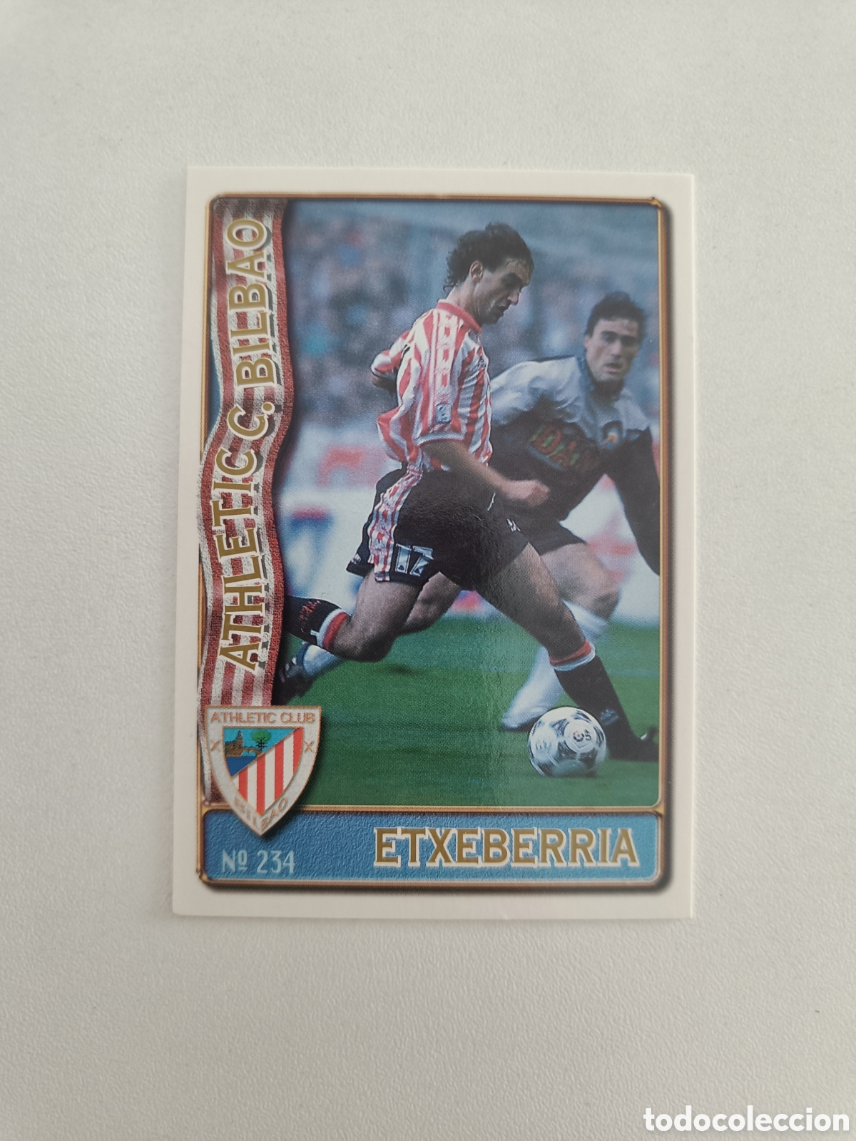 Cromos de F&uacute;tbol: Fichas liga 96 mundicromo 234 etxeberria athletic bilbao