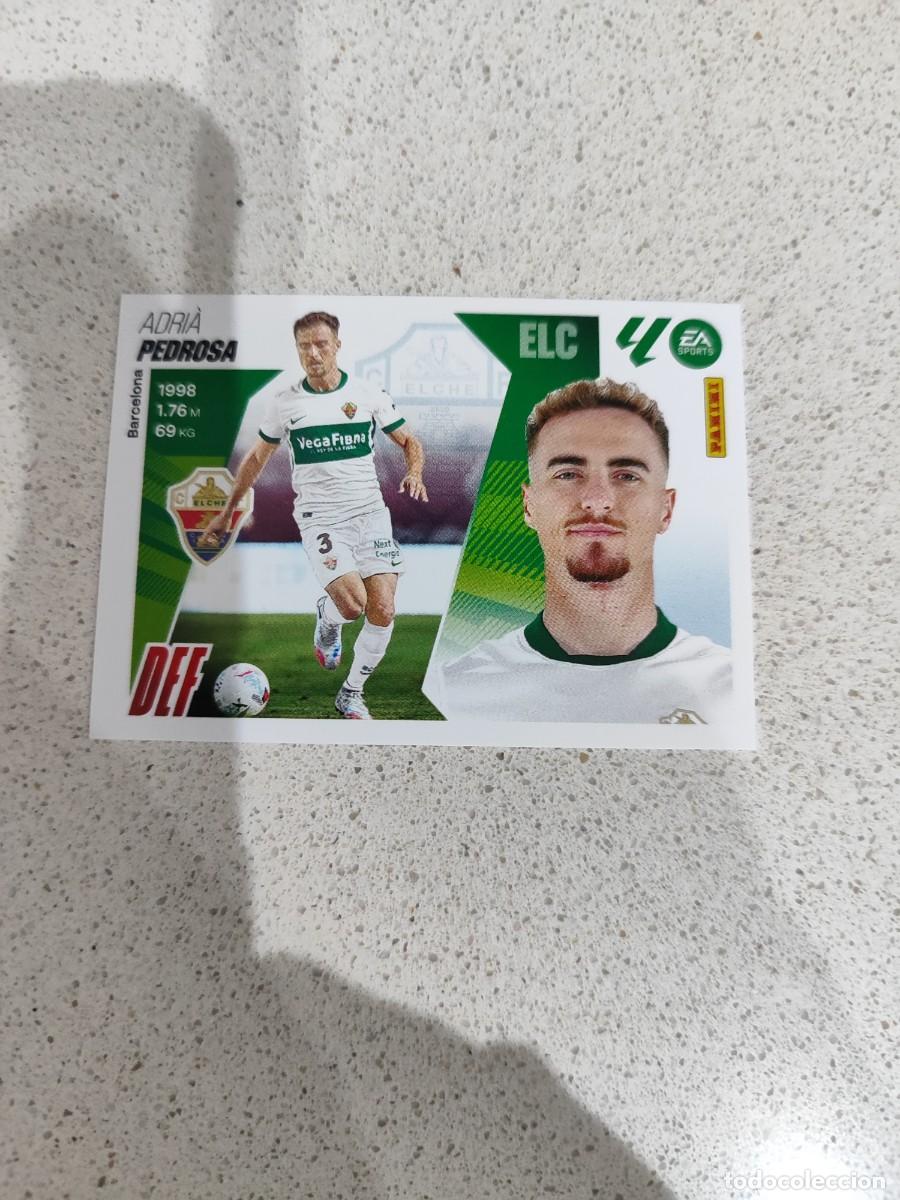 Cromos de F&uacute;tbol: CROMO N&Uacute;MERO 54 &Uacute;LTIMO FICHAJE PEDROSA ELCHE. LIGA ESTE 25/26. CUARTA EDICI&Oacute;N.