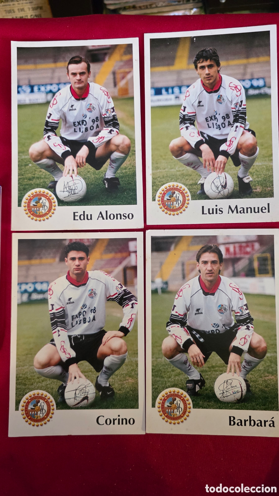 Cromos de F&uacute;tbol: UNION DEPORTIVO SALAMANCA A&Ntilde;O 1990