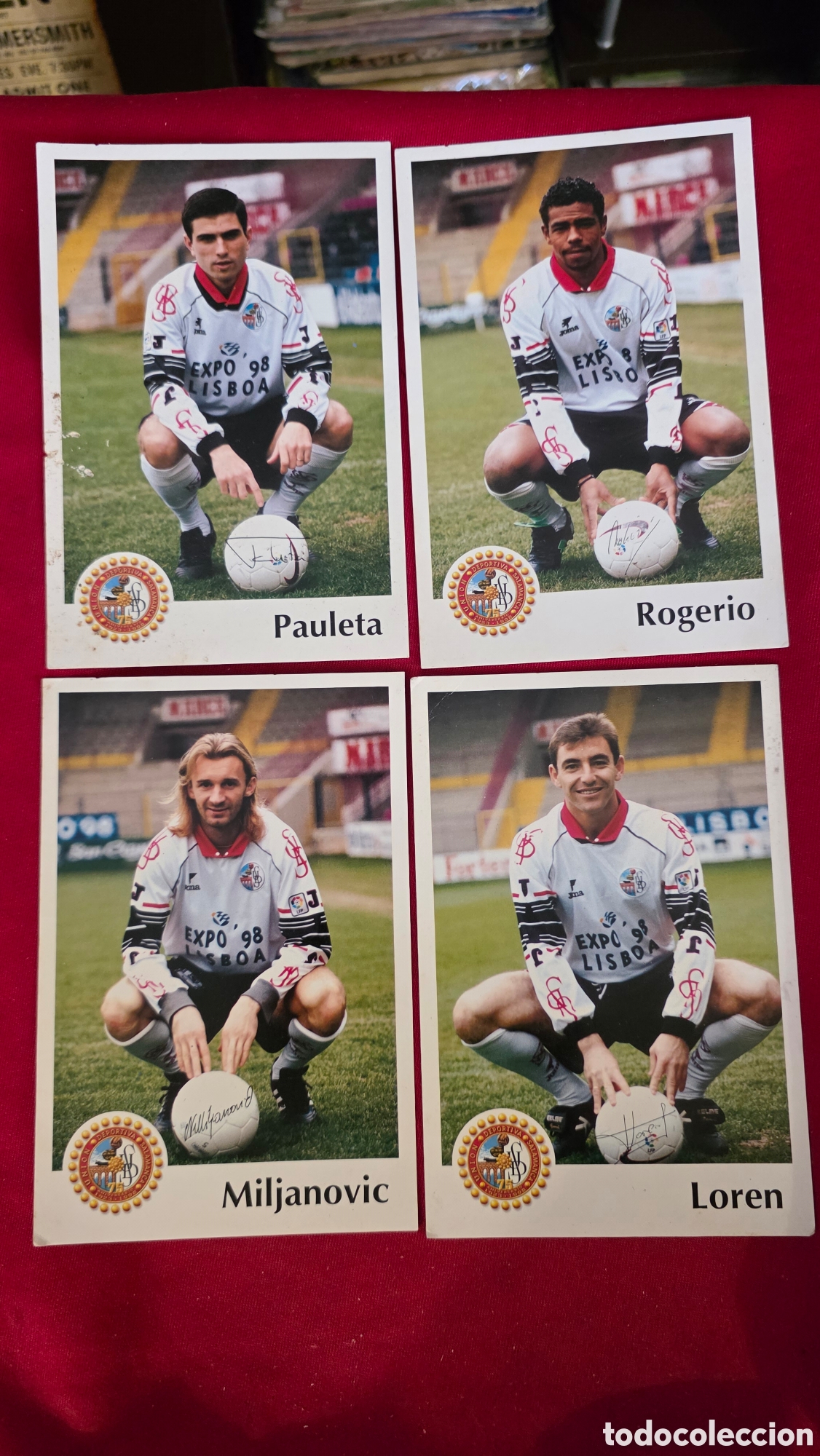 Cromos de Futebol: FOTO POSTAL INION DEPORTIVO SALAMANCA A&Ntilde;O 1995
