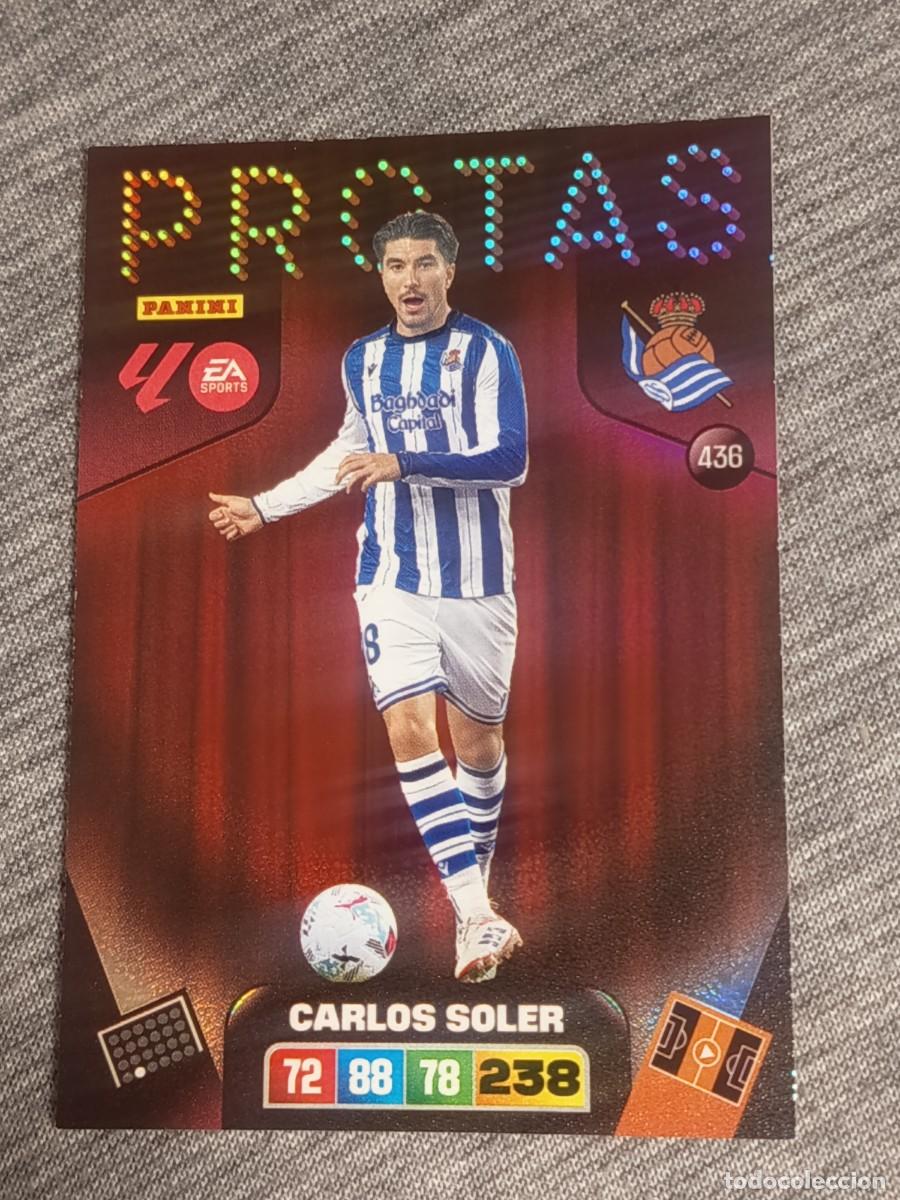Cromos de Futebol: Adrenalyn XL 2025 2026 25 26 Card PROTAS N&deg;436 CARLOS SOLER REAL SOCIEDAD nuevo