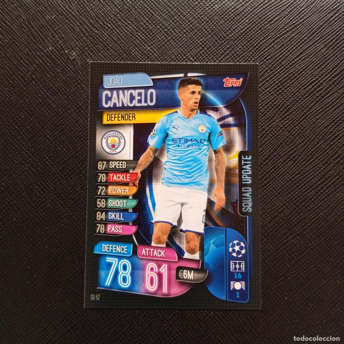 Cromos de Futebol: CANCELO MANCHESTER CITY TOPPS MATCH ATTAX 2019 2020 CROMO FUTBOL 19 20 - (MD09-10/1) PG36