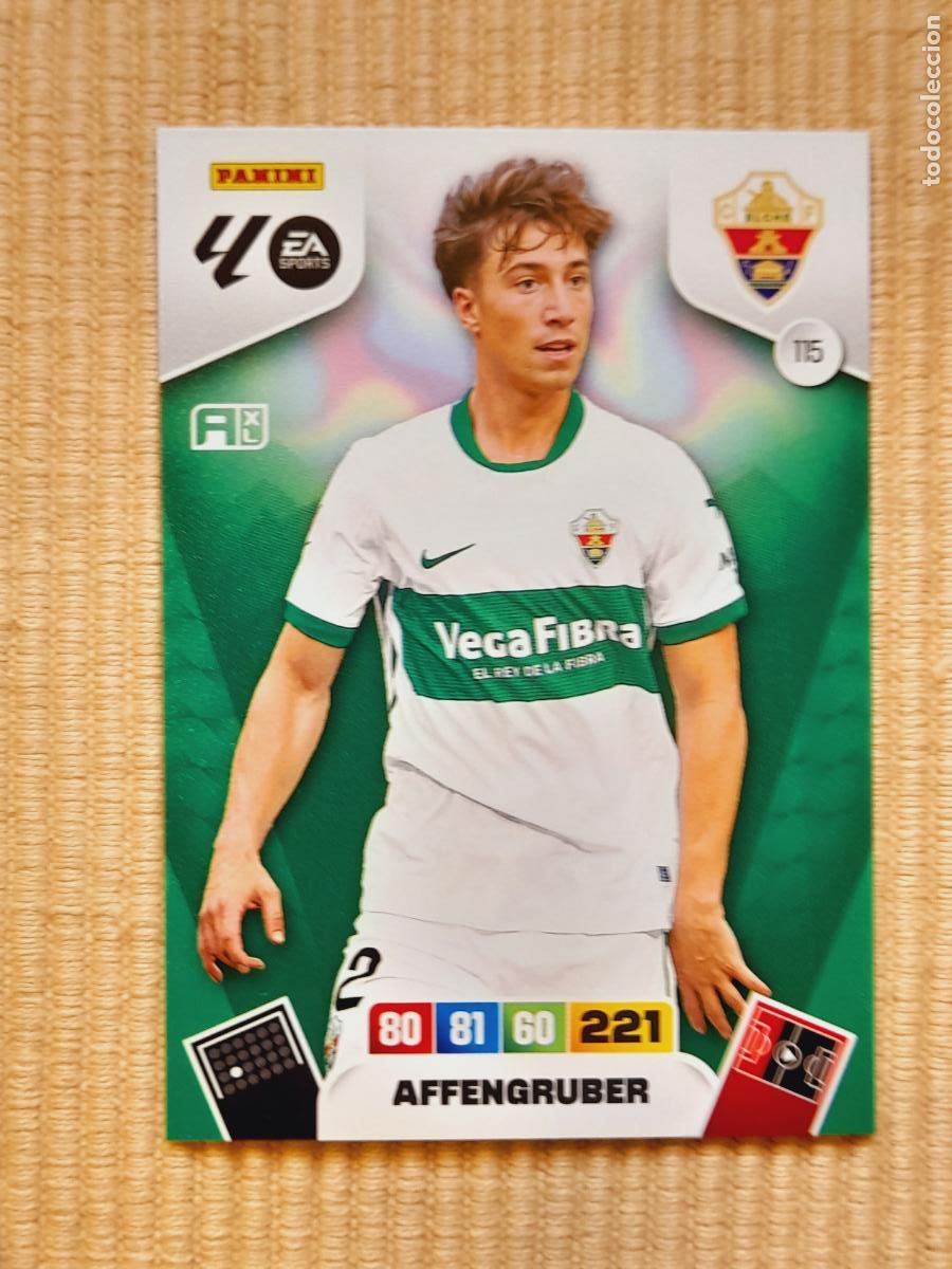 Fu&szlig;ball-Sticker: CARD 115 AFFENGRUBER (ELCHE CF) LIGA 25-26 (2025 2026) ADRENALYN XL