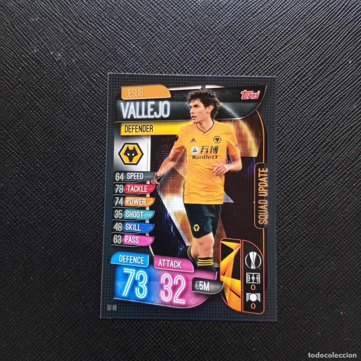 Fu&szlig;ball-Sticker: VALLEJO WOLVERHAMPTON TOPPS MATCH ATTAX 2019 2020 CROMO FUTBOL 19 20 - (MD09-10/1) PG52