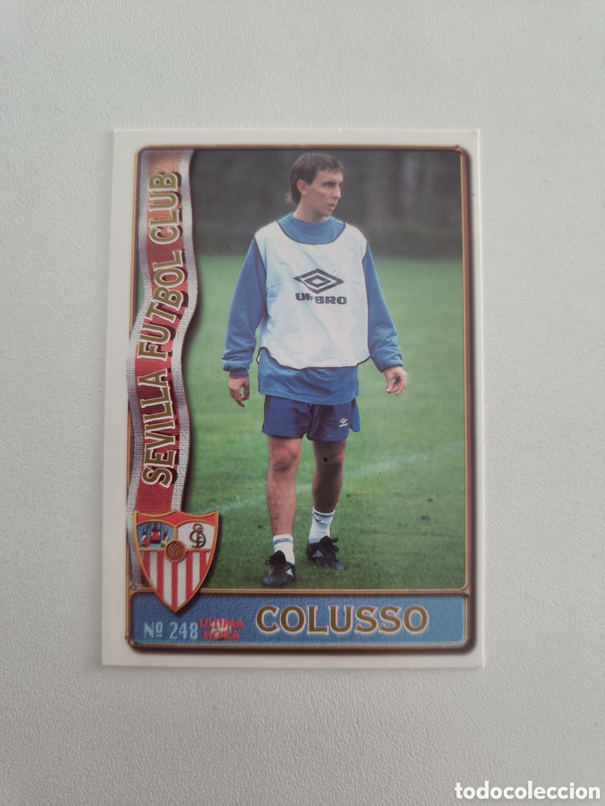 Football Stickers: Fichas liga 96 mundicromo 248 colusso sevilla