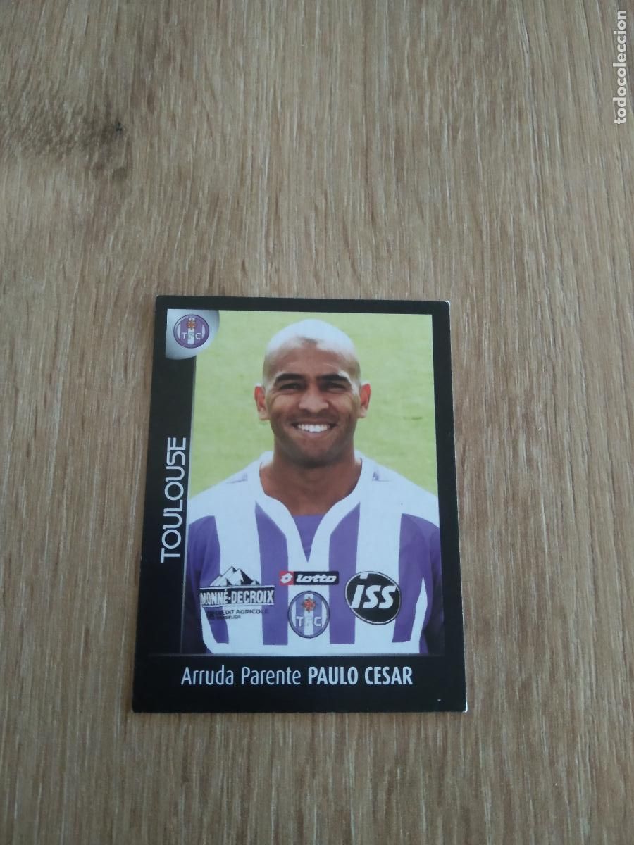 Fu&szlig;ball-Sticker: 482 PAULO CESAR TOULOUSE CROMO FUTBOL PANINI FOOT LIGUE 1 2007-2008 LIGA FRANCIA 07-08