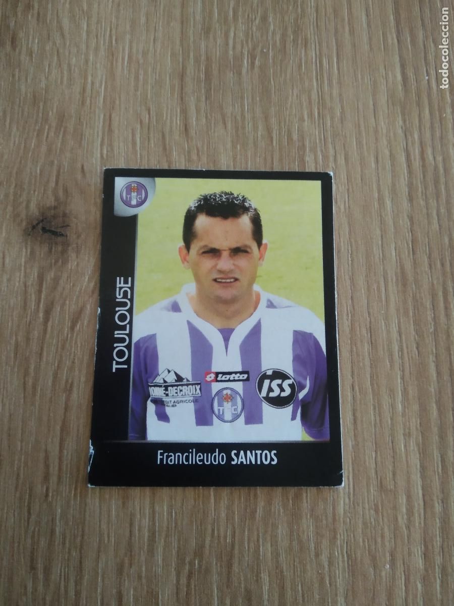 Fu&szlig;ball-Sticker: 493 FRANCILEUDO SANTOS TOULOUSE CROMO FUTBOL PANINI FOOT LIGUE 1 2007-2008 LIGA FRANCIA 07-08
