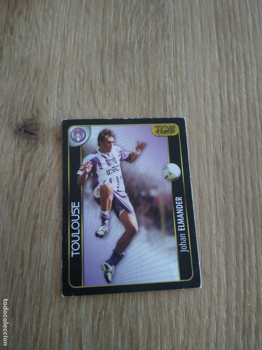Fu&szlig;ball-Sticker: 494 JOHAN ELMANDER TOULOUSE CROMO FUTBOL PANINI FOOT LIGUE 1 2007-2008 LIGA FRANCIA 07-08