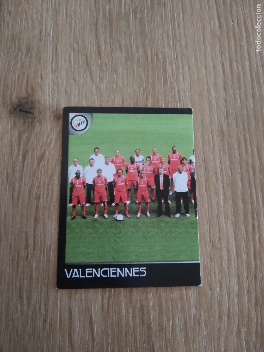 Fu&szlig;ball-Sticker: 496 EQUIPO PLANTILLA VALENCIENNES CROMO FUTBOL PANINI FOOT LIGUE 1 2007-2008 LIGA FRANCIA 07-08