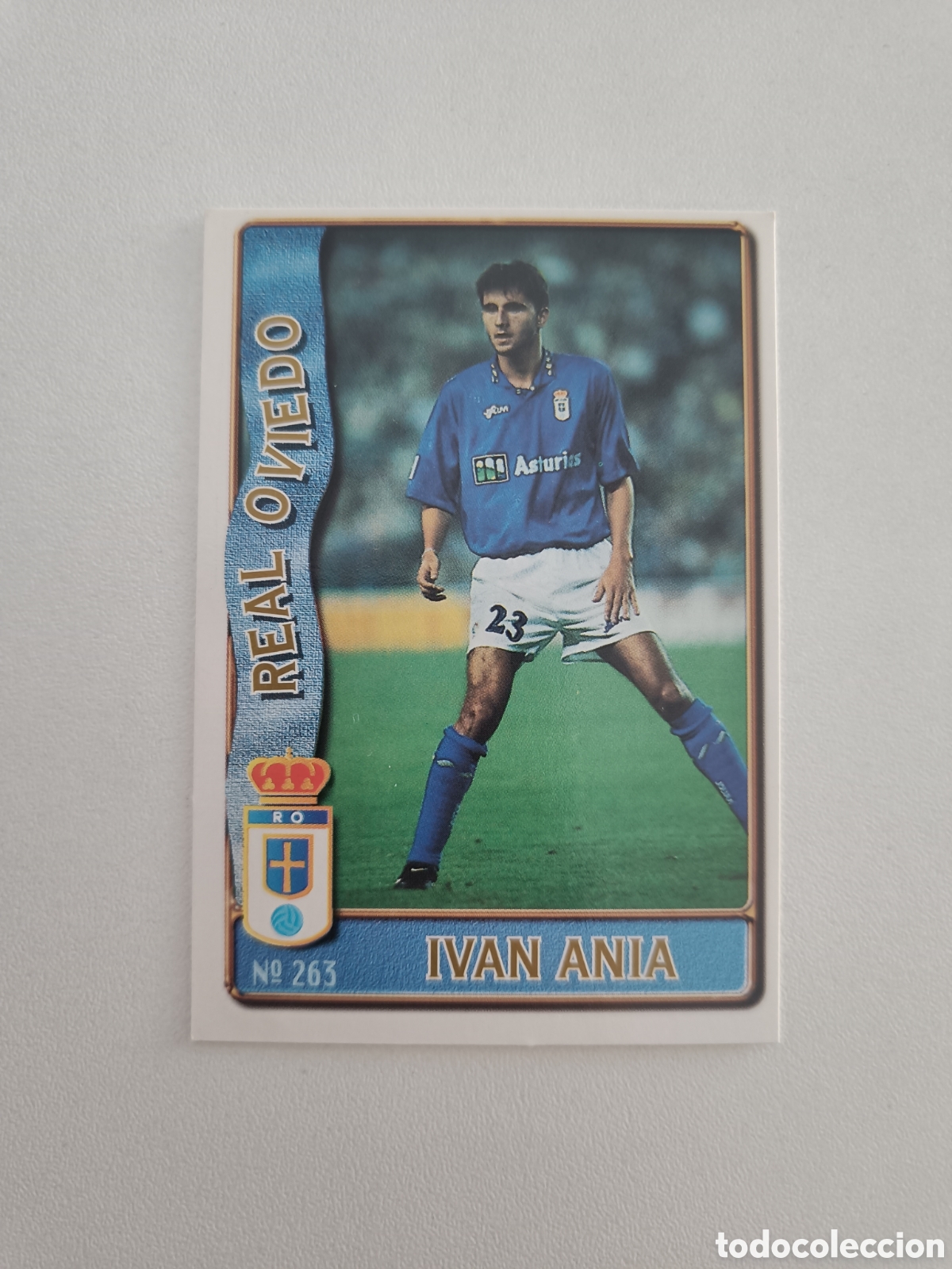 Fu&szlig;ball-Sticker: Fichas liga 96 mundicromo 263 ivan ania oviedo