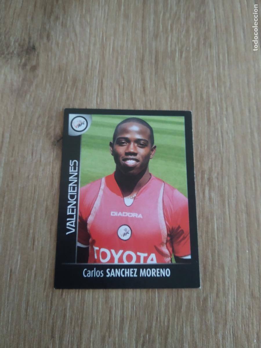 Cromos de Futebol: 515 CARLOS SANCHEZ MORENO VALENCIENNES CROMO FUTBOL PANINI FOOT LIGUE 1 2007-2008 LIGA FRANCIA 07-08