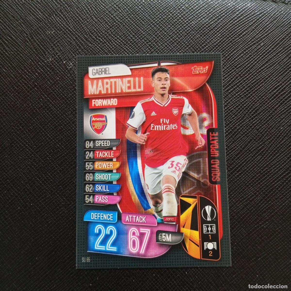 Cromos de Futebol: MARTINELLI ARSENAL TOPPS MATCH ATTAX 2019 2020 CROMO FUTBOL 19 20 - (MD09-10/1) PG63 B