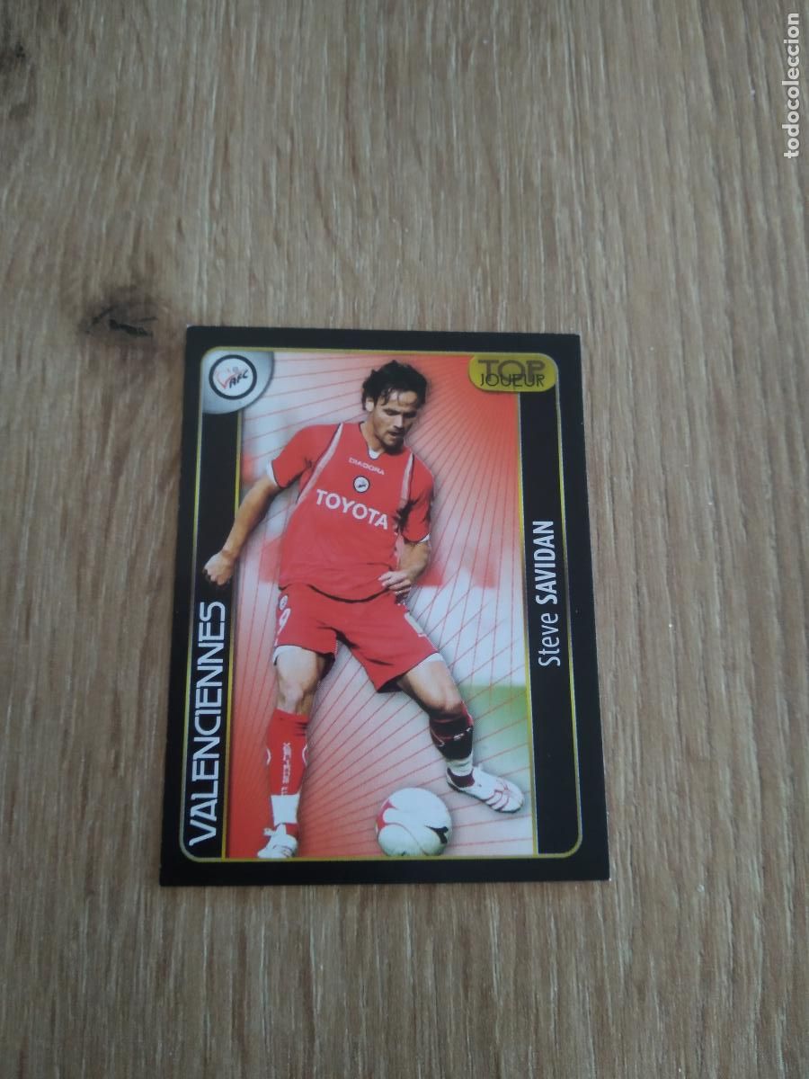 Cartes &agrave; collectionner de Football: 520 STEVE SAVIDAN VALENCIENNES CROMO FUTBOL PANINI FOOT LIGUE 1 2007-2008 LIGA FRANCIA 07-08