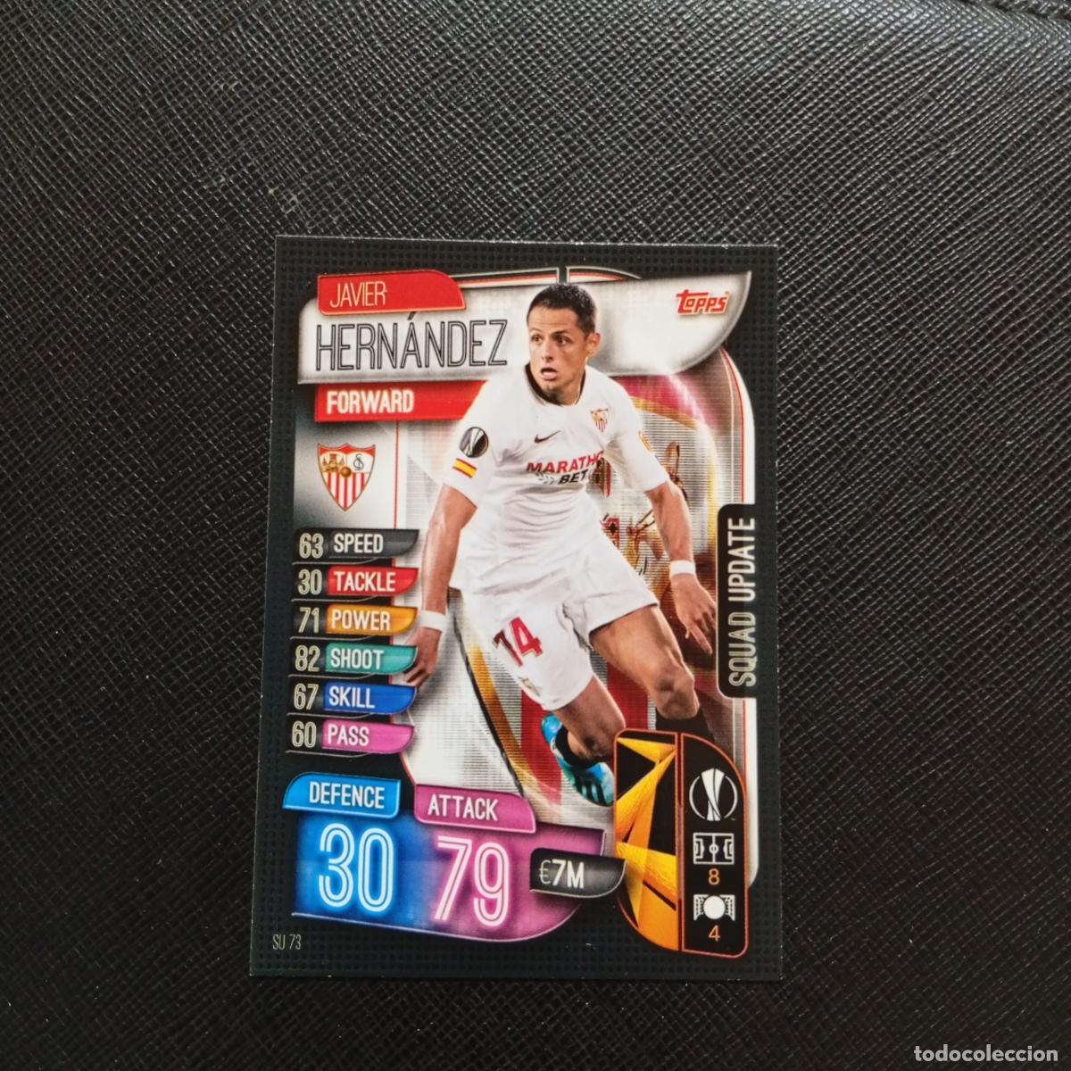 Cartes &agrave; collectionner de Football: JAVI HERNANDEZ SEVILLA TOPPS MATCH ATTAX 2019 2020 CROMO FUTBOL 19 20 - (MD09-10/1) PG64