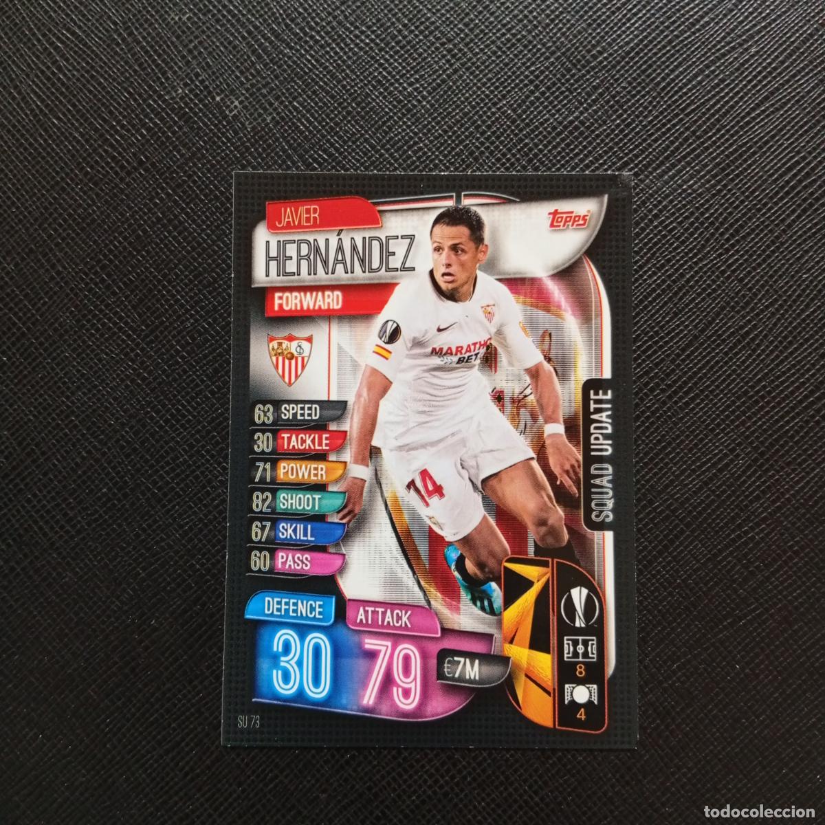 Cartes &agrave; collectionner de Football: JAVI HERNANDEZ SEVILLA TOPPS MATCH ATTAX 2019 2020 CROMO FUTBOL 19 20 - (MD09-10/1) PG64 C