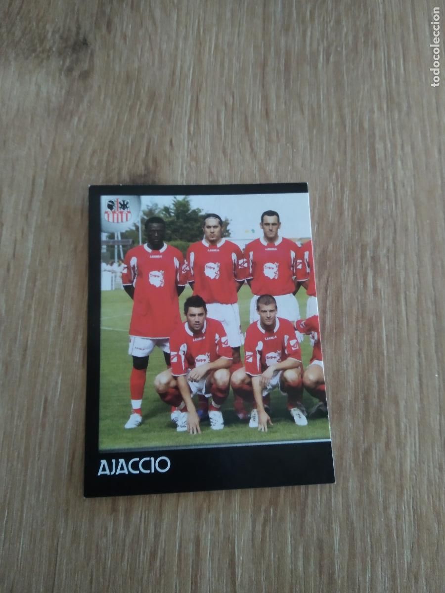 Cartes &agrave; collectionner de Football: 522 EQUIPO PLANTILLA AJACCIO CROMO FUTBOL PANINI FOOT LIGUE 1 2007-2008 LIGA FRANCIA 07-08
