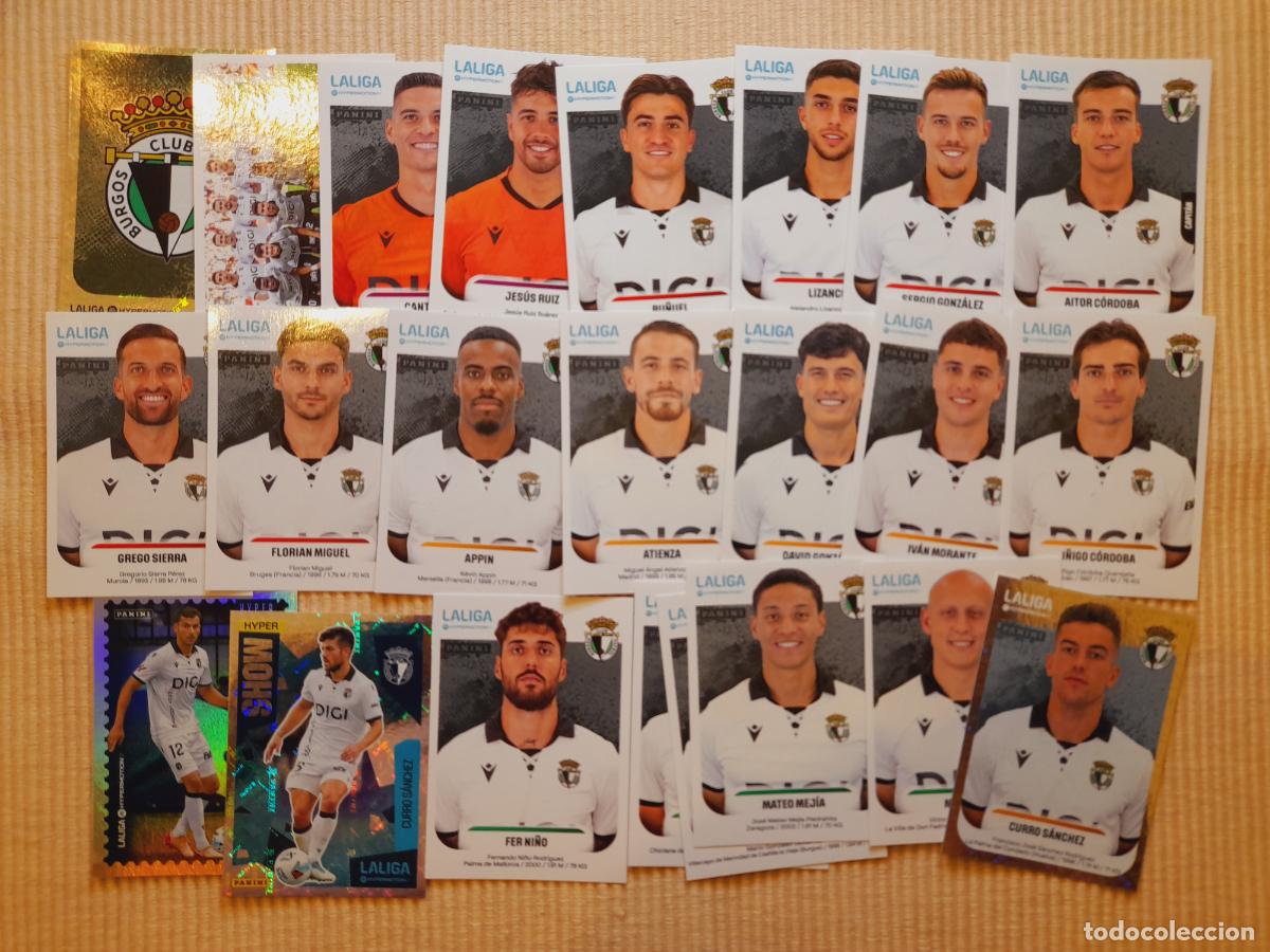 Cromos de Futebol: LOTE 23 CROMOS BURGOS CF (EQUIPO COMPLETO) LIGA HYPERMOTION 25-26 2025 2026 (SEGUNDA DIVISION)
