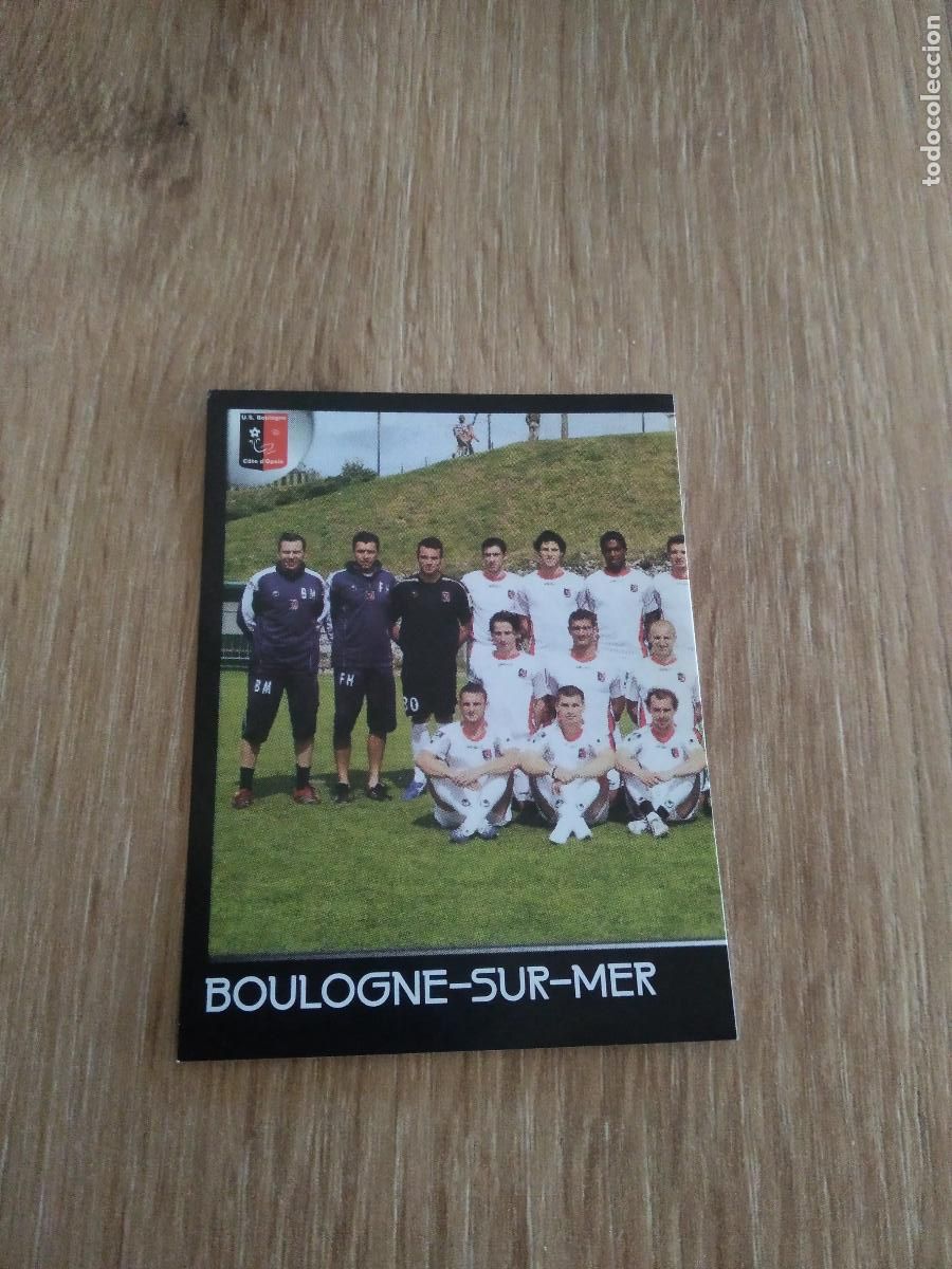 Cromos de Futebol: 534 EQUIPO PLANTILLA BOULOGNE-SUR-MER CROMO FUTBOL PANINI FOOT LIGUE 1 2007-2008 LIGA FRANCIA 07-08