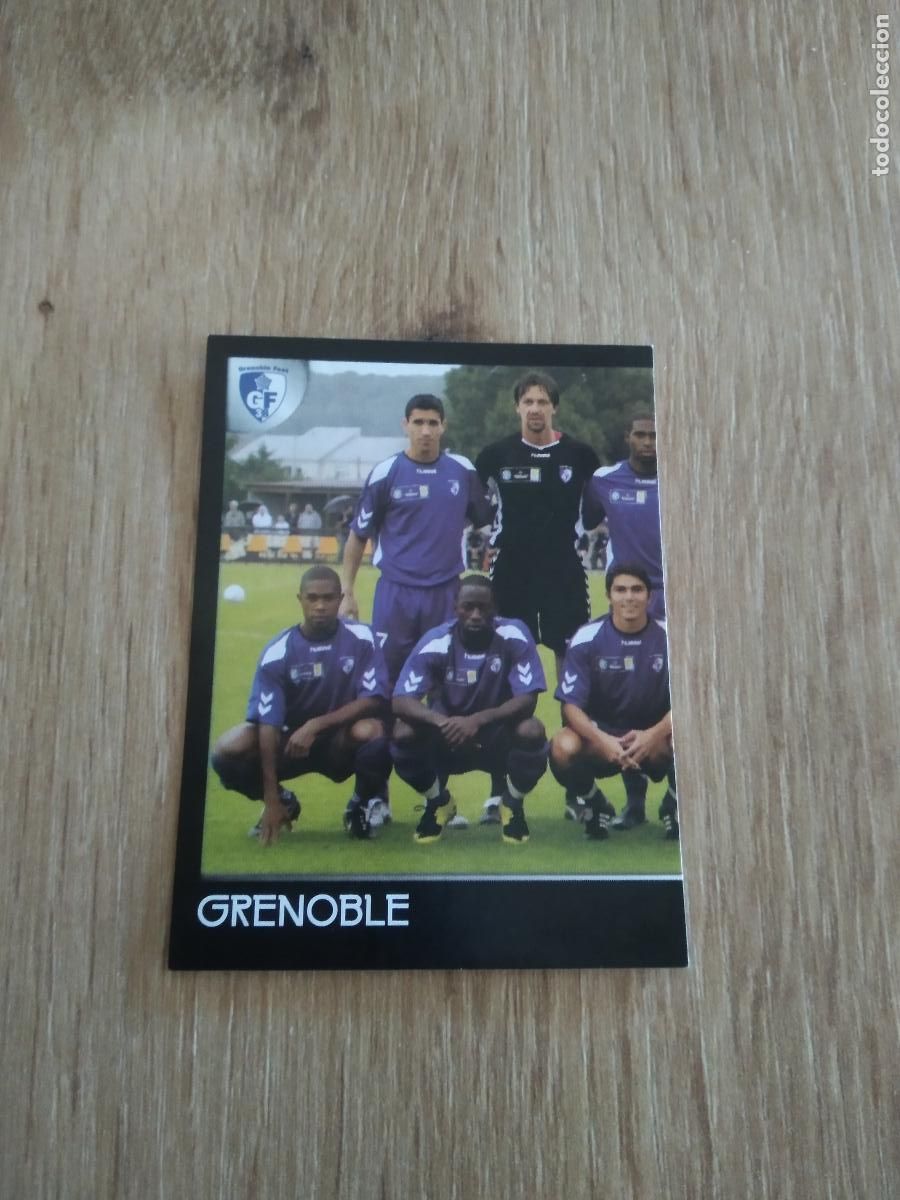 Cartes &agrave; collectionner de Football: 549 EQUIPO PLANTILLA GRENOBLE CROMO FUTBOL PANINI FOOT LIGUE 1 2007-2008 LIGA FRANCIA 07-08