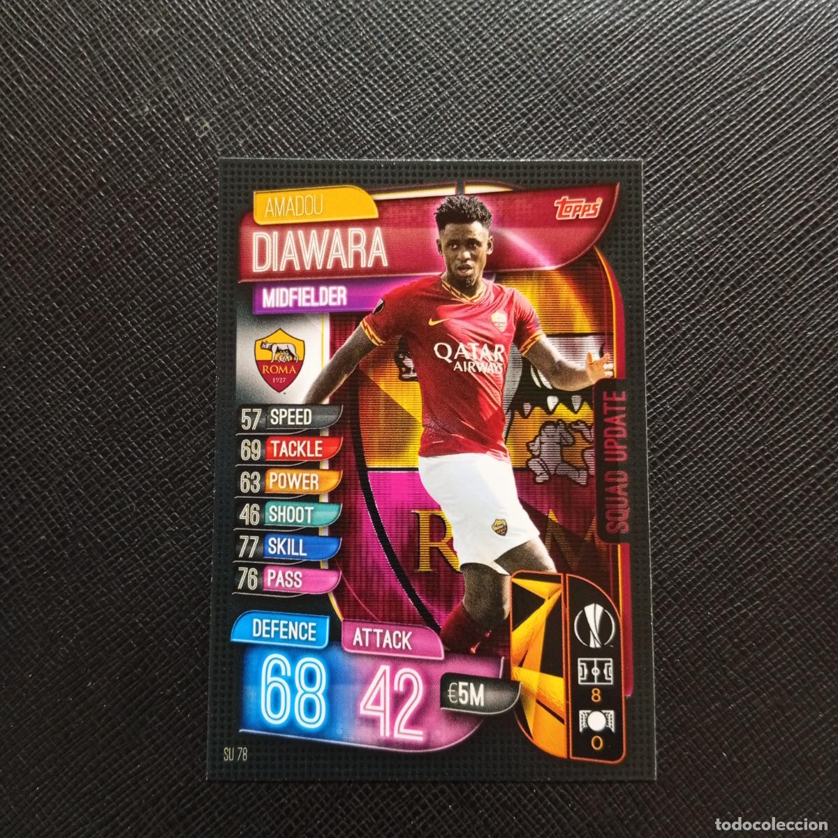 Cartes &agrave; collectionner de Football: DIAWARA ROMA TOPPS MATCH ATTAX 2019 2020 CROMO FUTBOL 19 20 - (MD09-10/1) PG74 B